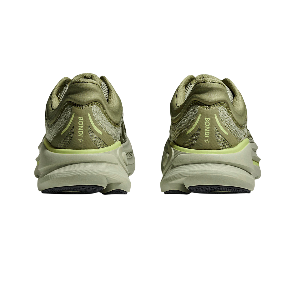 HOKA Bondi 9 Scarpe Running Uomo Verde Beige - 1162011/GSSL