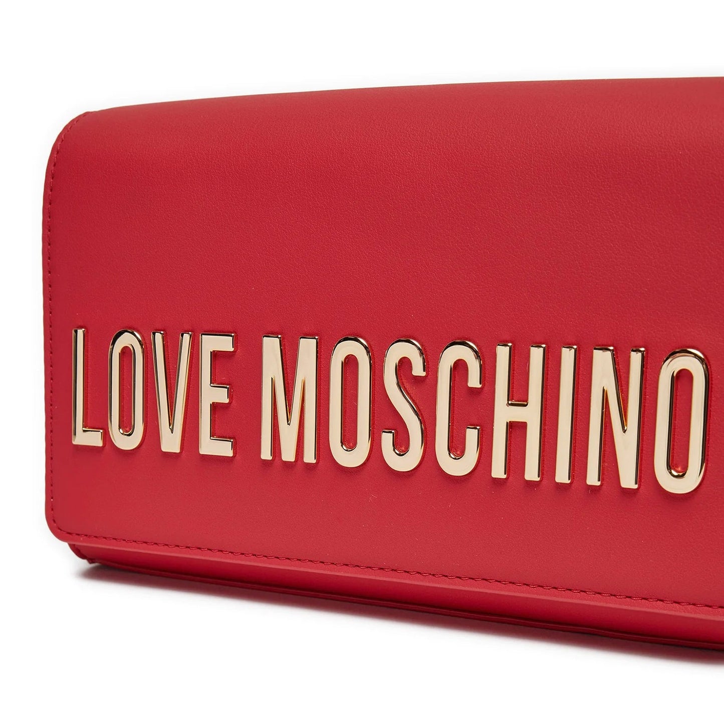 Borsa Donna Love Moschino con Tracolla a Catena e Logo Gold