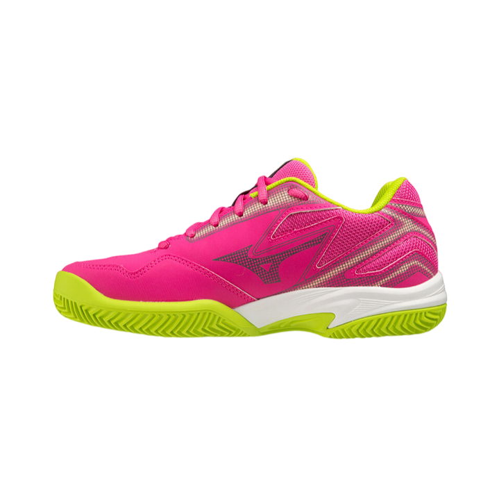 Mizuno Scarpe Padel Donna Fucsia Giallo Bianco Break Shot 4 - 61GB233666