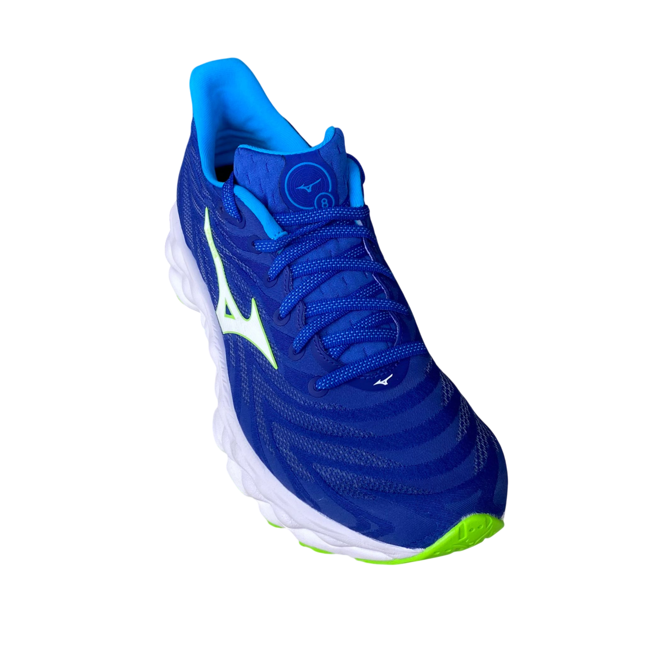 Mizuno Wave Sky 8 J1GC240253 Running Uomo Blu Bianco