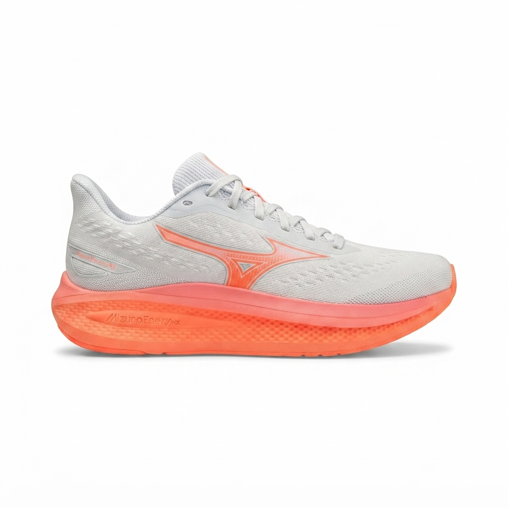 Mizuno Scarpa Running Donna Fortrush J1GD264871 Bianco Arancio
