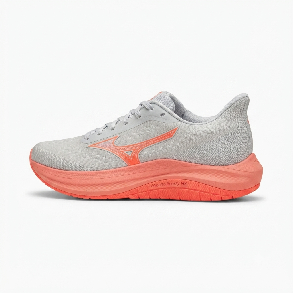 Mizuno Scarpa Running Donna Fortrush J1GD264871 Bianco Arancio