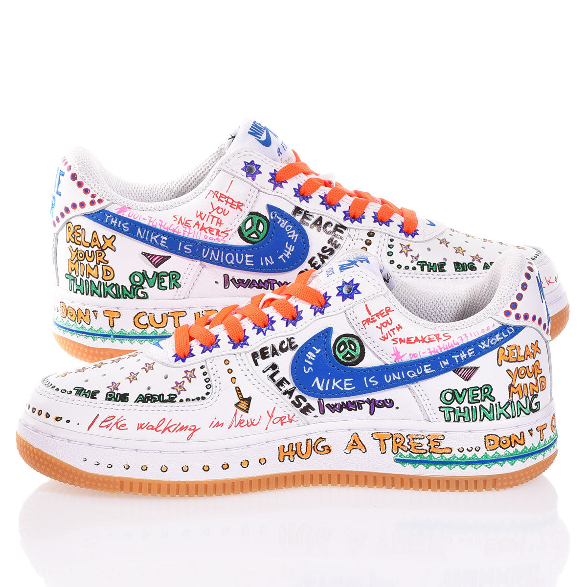 Nike Air Force 1 White Written