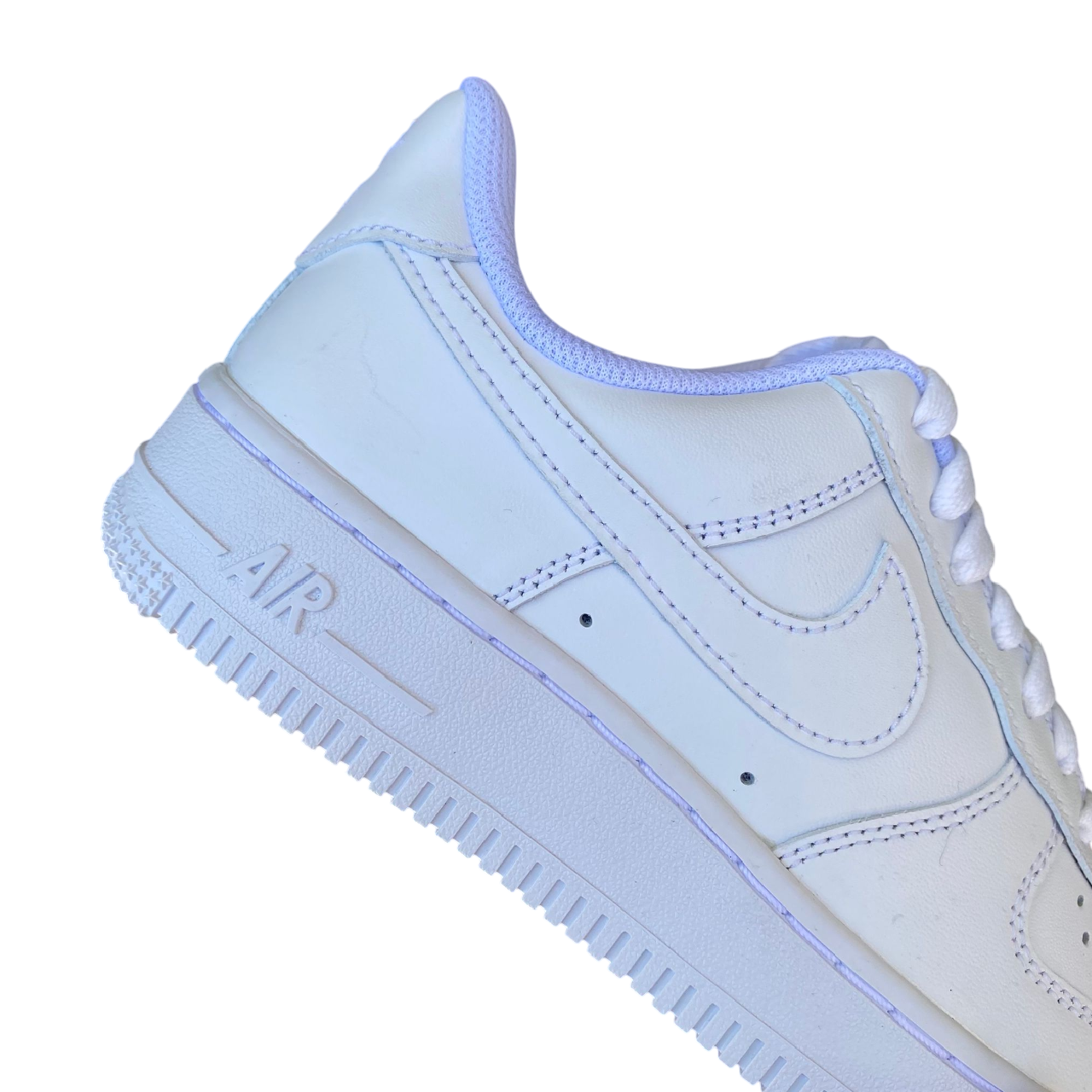 Nike Air Force 1 '07 DD8959-100 Bianco Donna Sneakers Pelle Premium Piattaforma