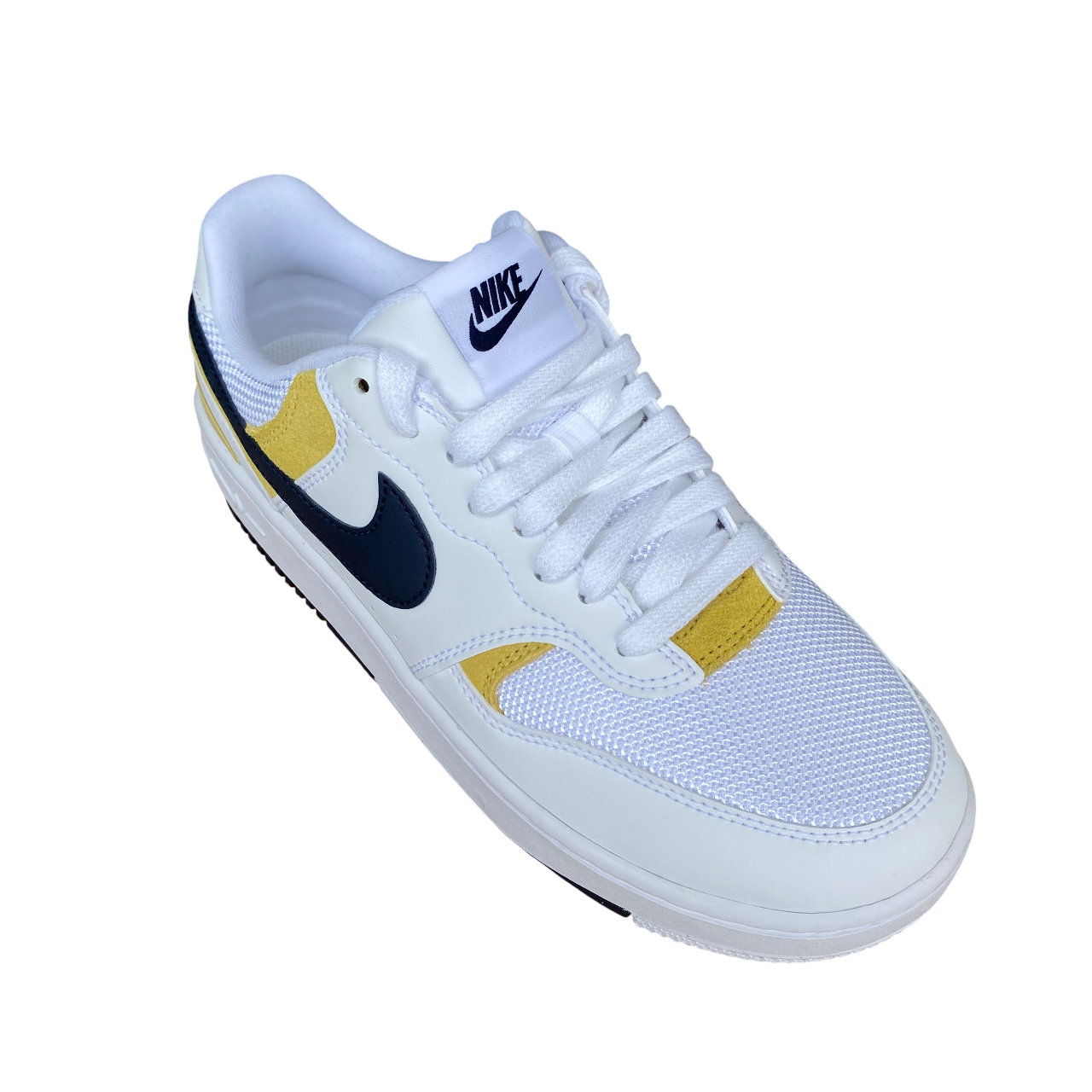 Nike HJ5997-101 Gamma Force Bianco-Giallo - Sneakers Donna Platform