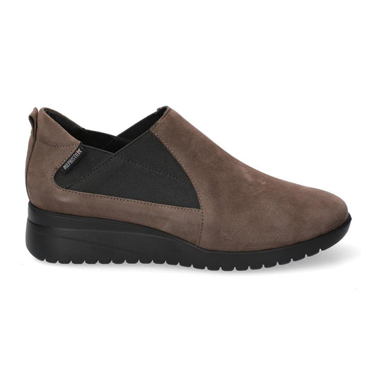 MEPHISTO IBELINA 1220T – Sneaker Donna in Camoscio Marrone con Zeppa e Plantare Estraibile