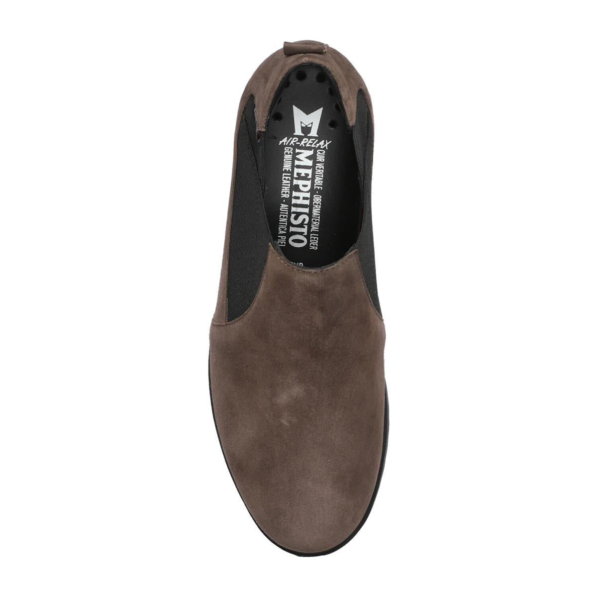 MEPHISTO IBELINA 1220T – Sneaker Donna in Camoscio Marrone con Zeppa e Plantare Estraibile