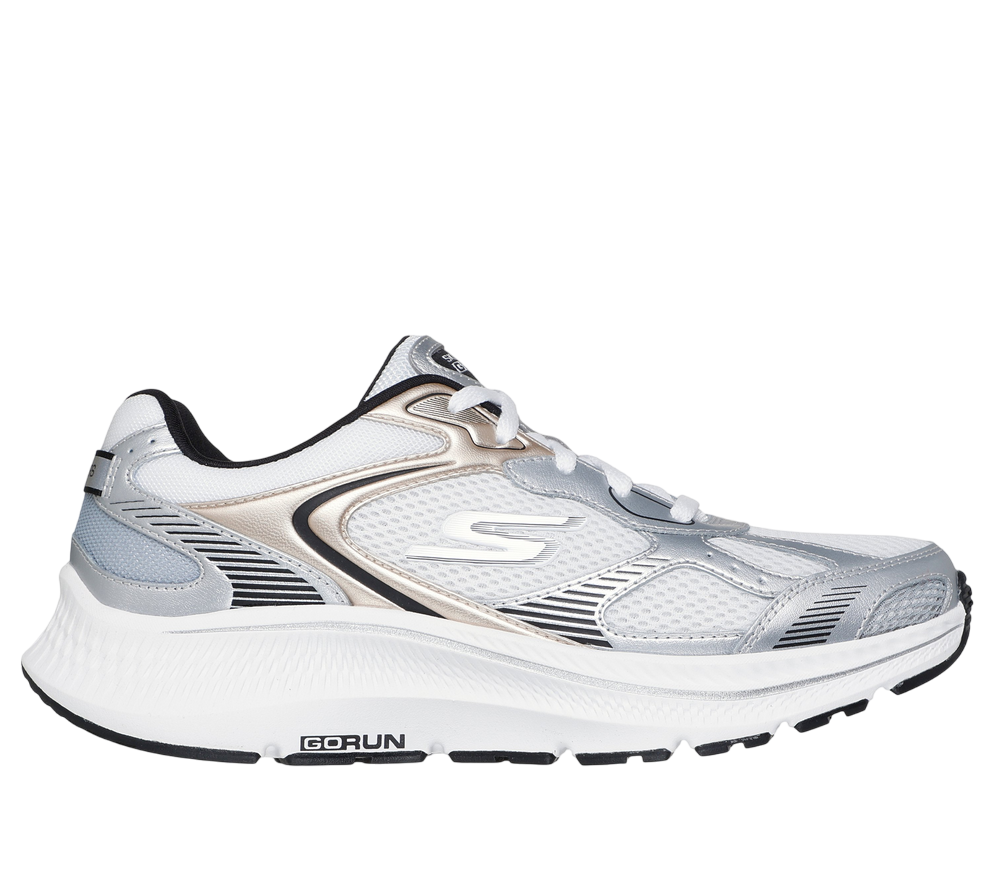 Skechers Scarpe Running Donna GO RUN Consistent 2.0 Volt 128633/WSBK Bianco