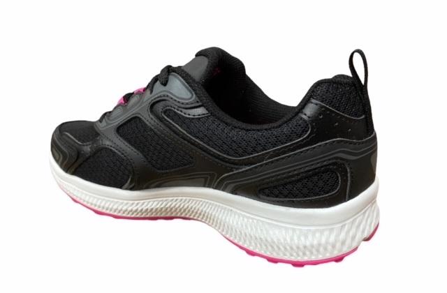 Skechers Go Run Consistent 128075 BKPK Scarpe Running Donna Nero Rosa - Leggere e Versatili