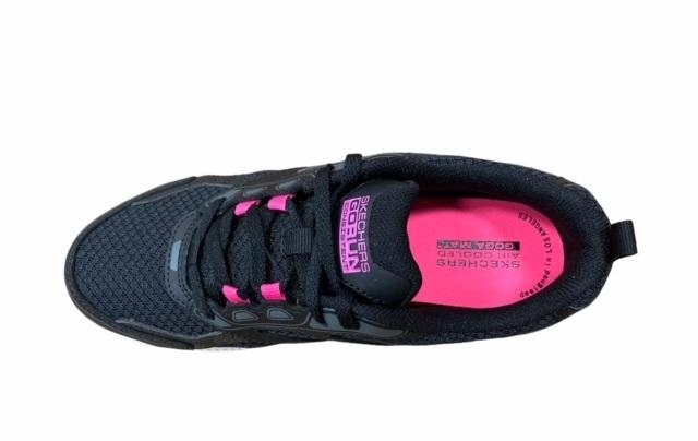 Skechers Go Run Consistent 128075 BKPK Scarpe Running Donna Nero Rosa - Leggere e Versatili