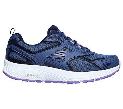 Skechers Go Run Consistent 128075 BLPR Scarpe Running Donna Blu Viola - Mesh Traspirante