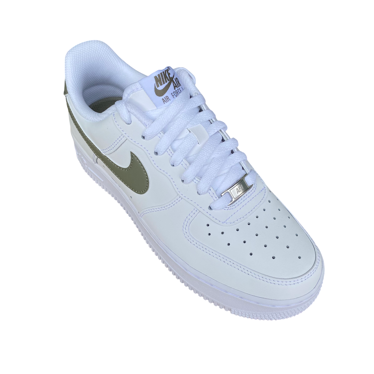 Nike FJ4146-116 Air Force 1 '07 Bianco-Verde - Sneakers Uomo Iconiche