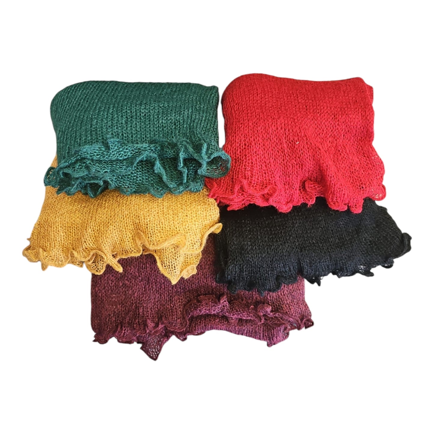 Sciarpa  in misto lana, 140 cm, Made in Italy cod 2027