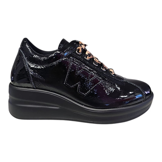 MELLUSO WALK Sneakers Donna - R25656Z - Scarpe in naplak con lacci fantasia animalier  cod R25656Z