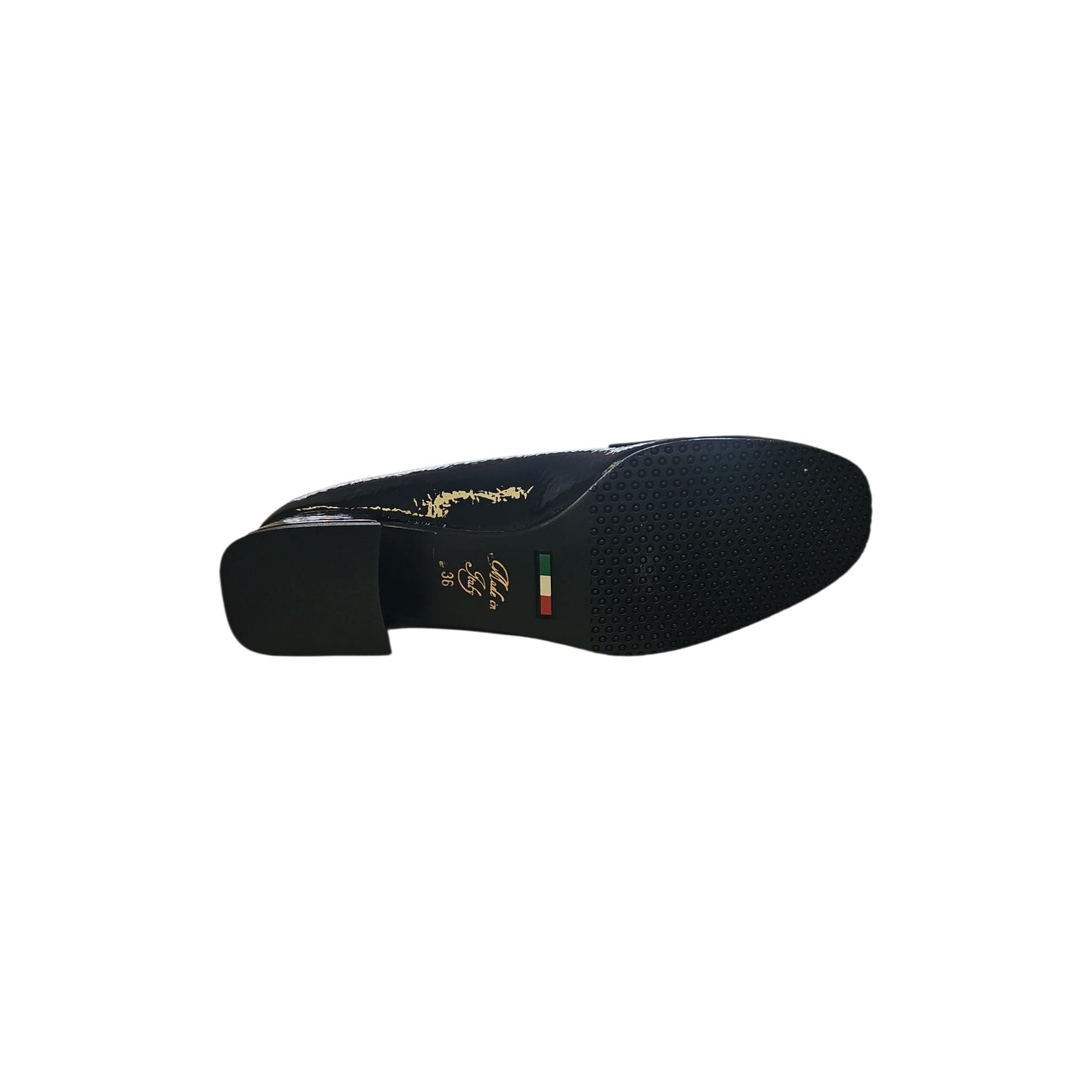 Stiledivita mocassino con morsetto in naplak nero 9256