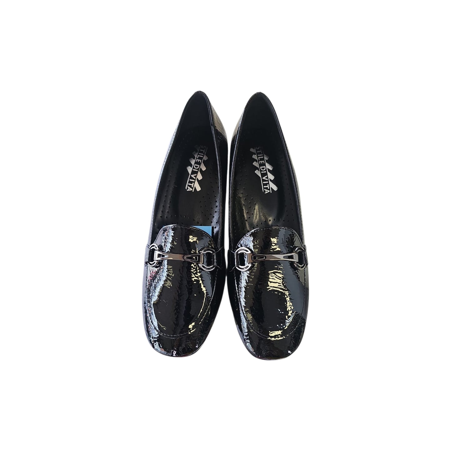 Stiledivita mocassino con morsetto in naplak nero 9256