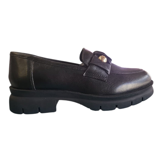Melluso Mocassino donna in pelle nero 034356