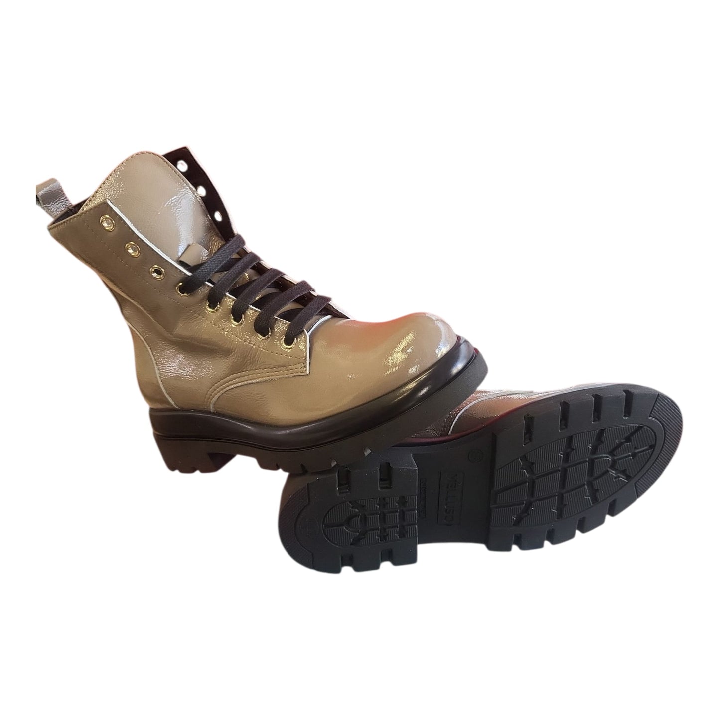 Melluso Anfibi Donna Invernali R45385Z Platform Carrarmato Tomaia Pelle napalk