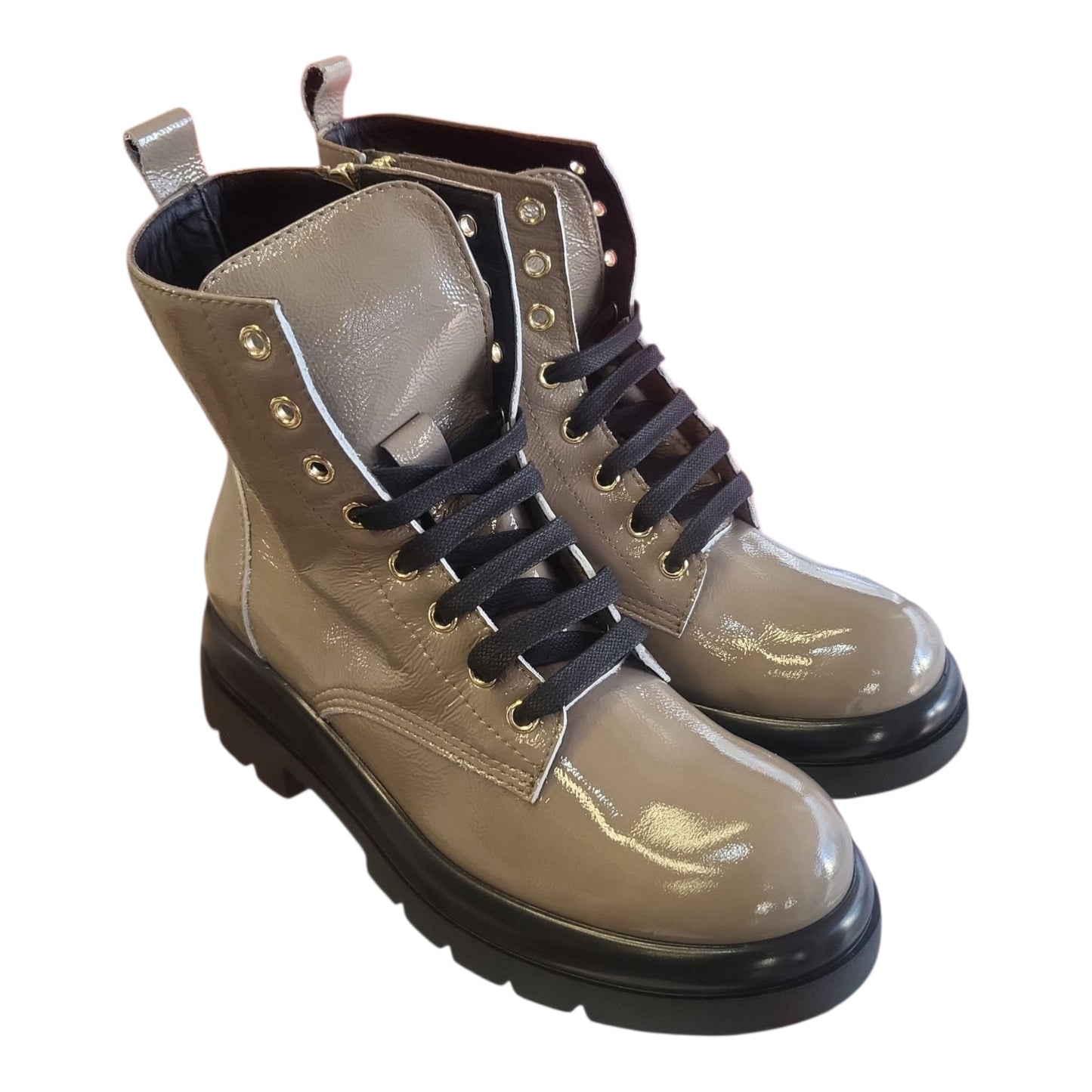 Melluso Anfibi Donna Invernali R45385Z Platform Carrarmato Tomaia Pelle napalk