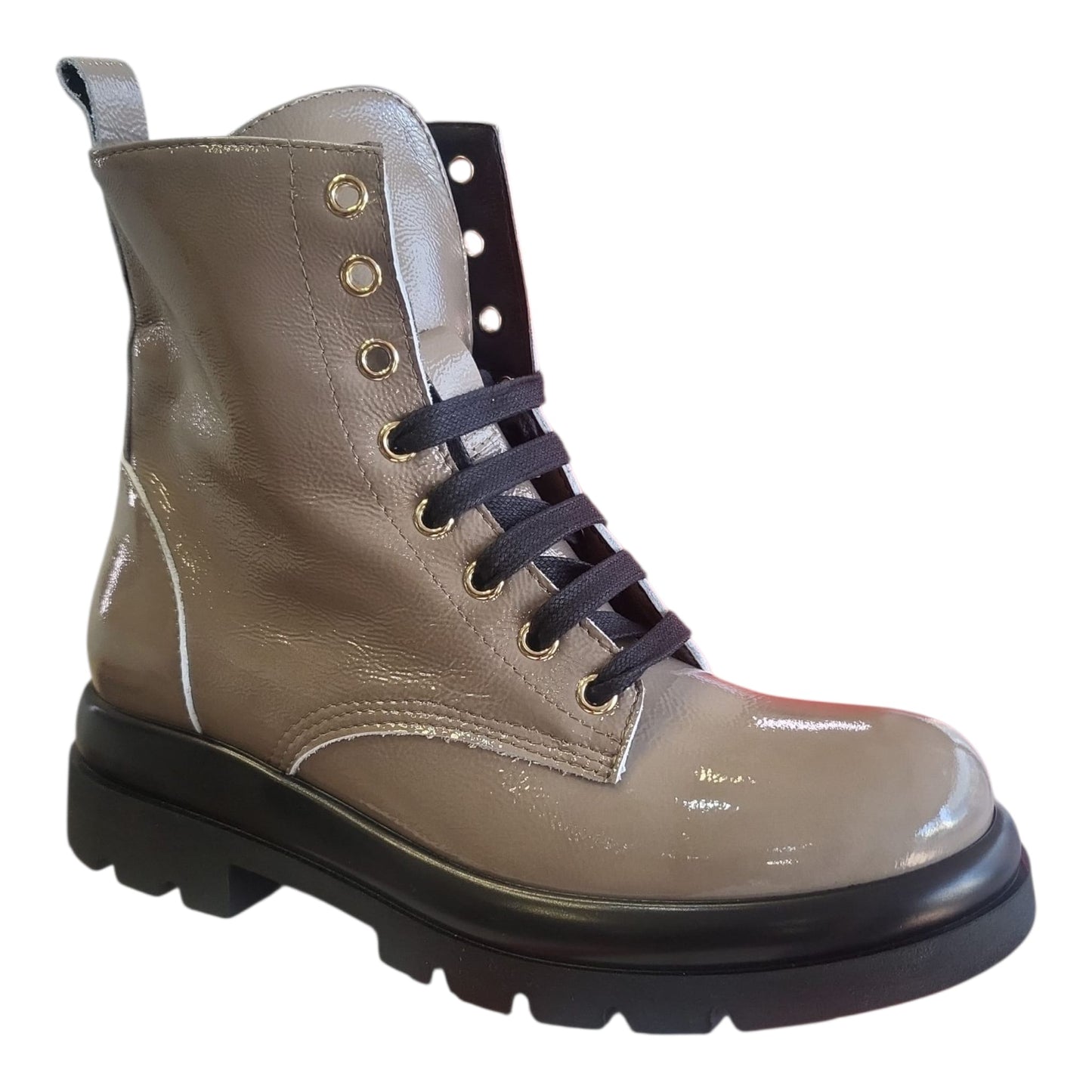 Melluso Anfibi Donna Invernali R45385Z Platform Carrarmato Tomaia Pelle napalk