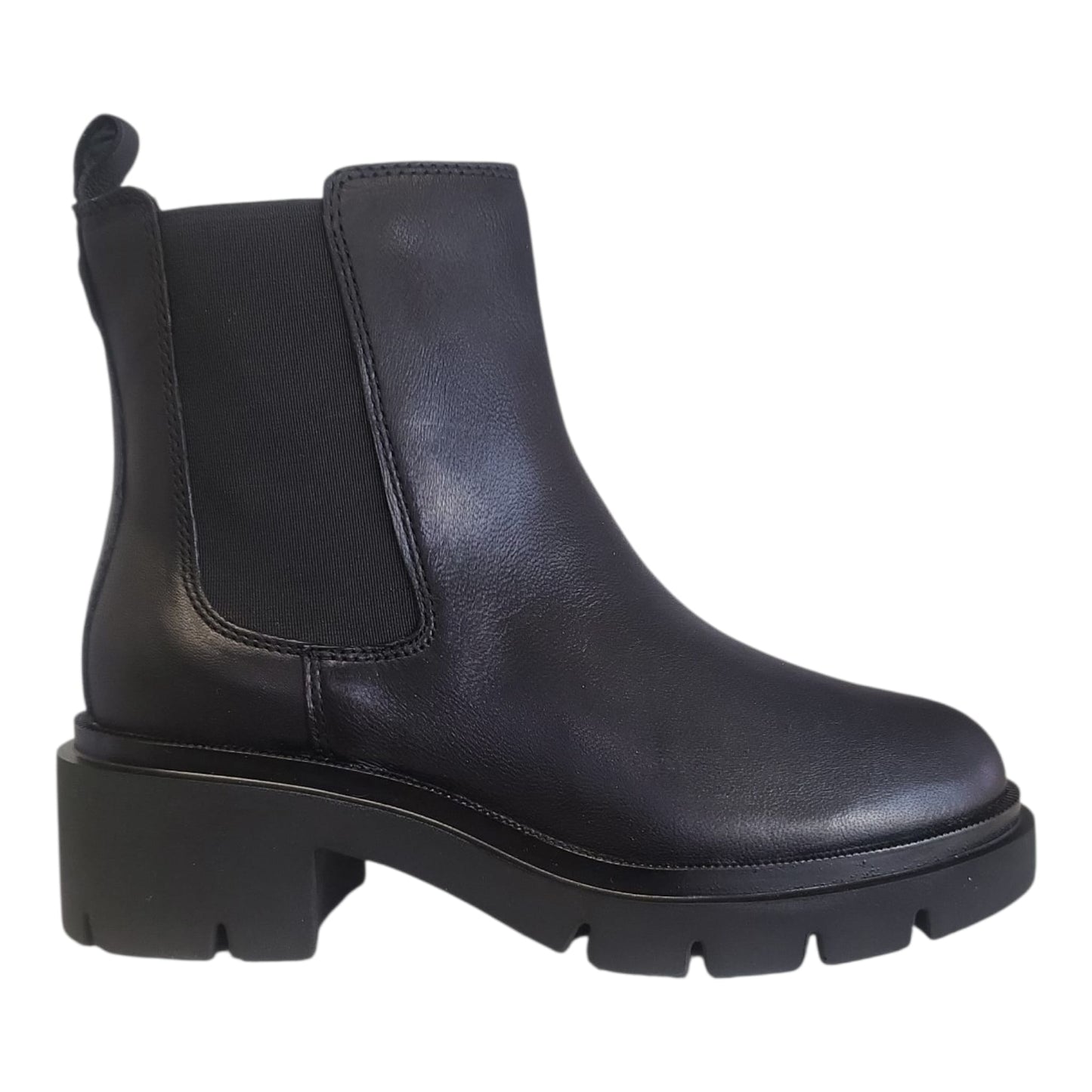 Melluso K55517 – Stivaletto Donna in Vera Pelle Nera con Plantare Memory Foam