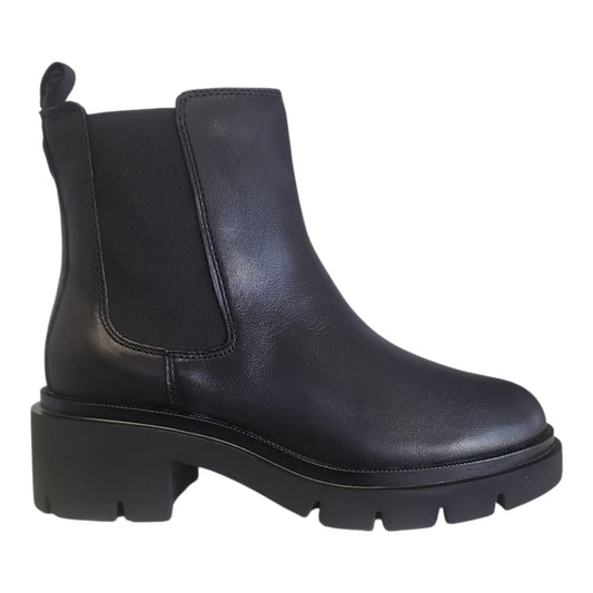 Melluso K55517 – Stivaletto Donna in Vera Pelle Nera con Plantare Memory Foam