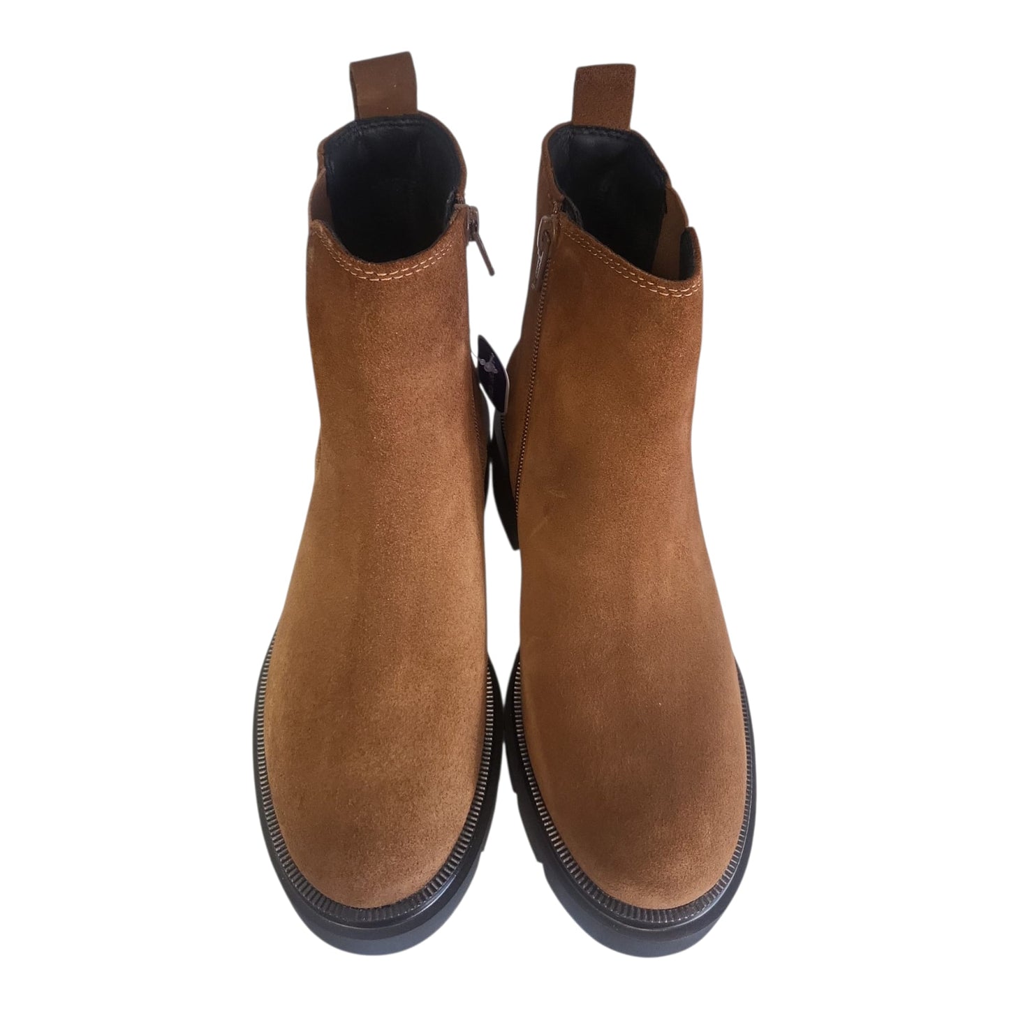 Melluso K55517 Stivaletto Donna in Camoscio Sigaro -250384 con Plantare Memory Foam