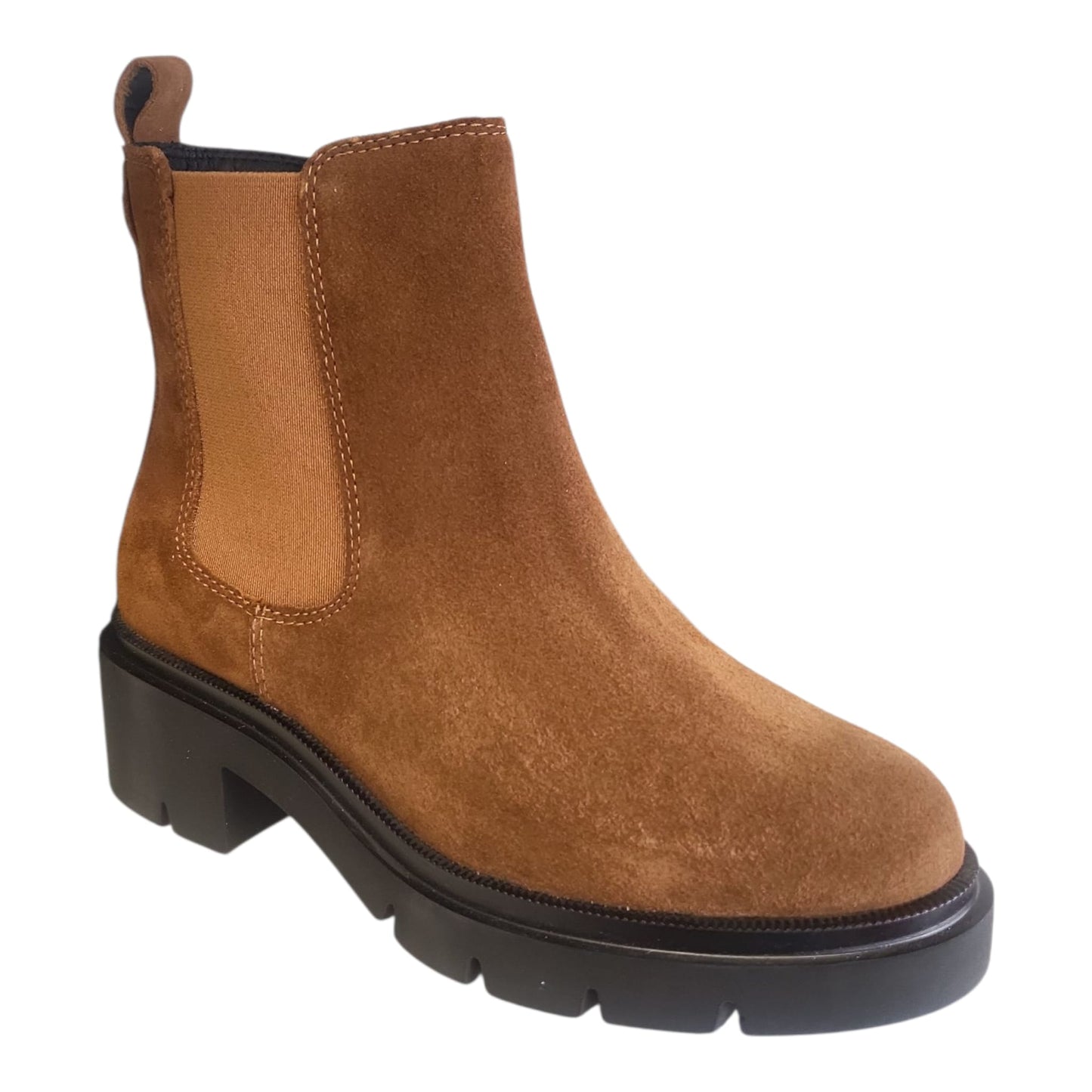 Melluso K55517 Stivaletto Donna in Camoscio Sigaro -250384 con Plantare Memory Foam
