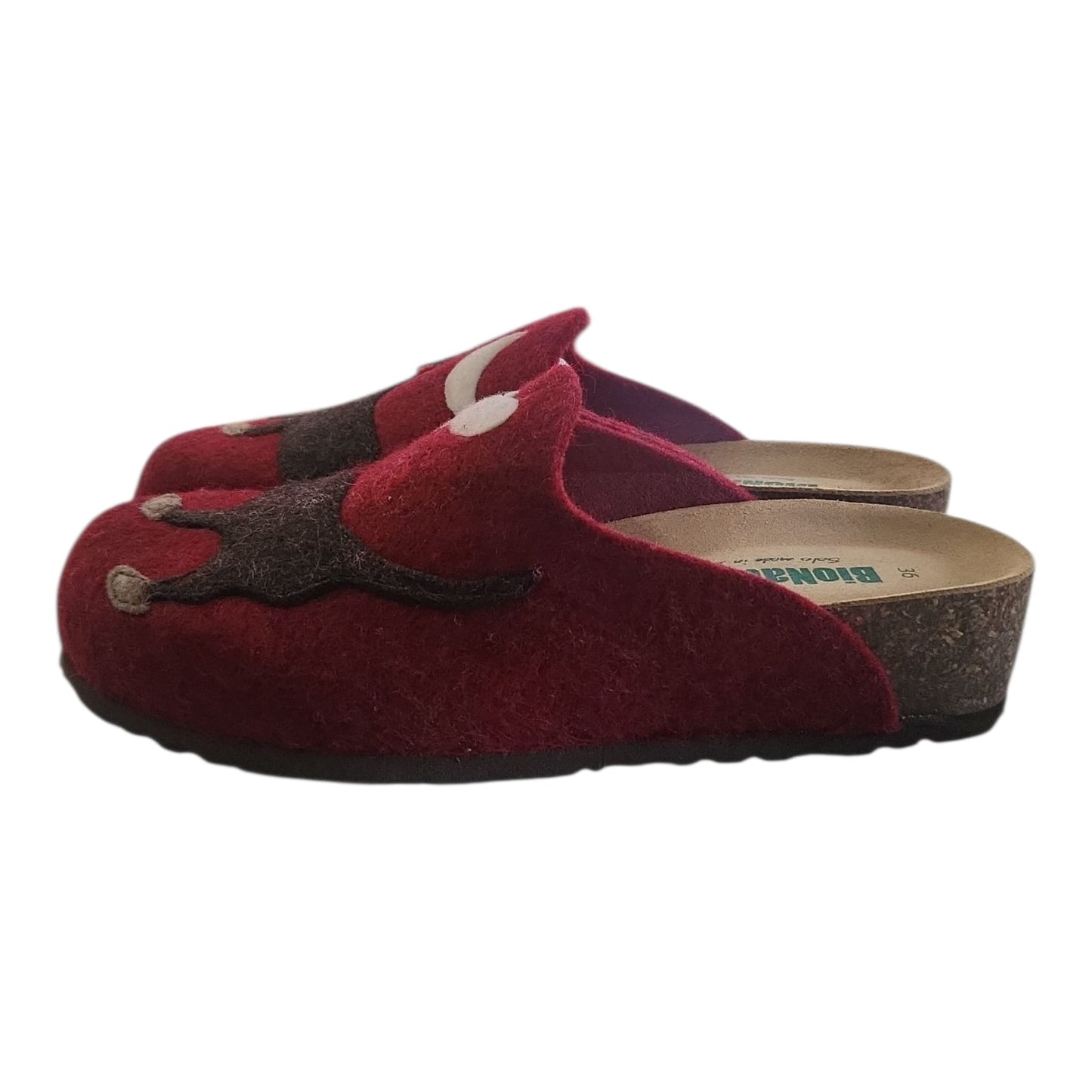 BioNatura 12 ARGO IMB – CIABATTA DONNA IN FELTRO NATURALE DI LANA