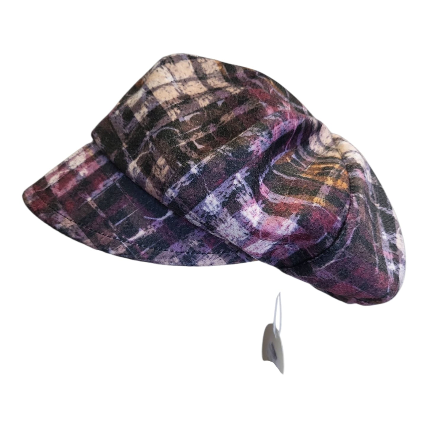 Cappellino Poesia d’Elitè 4381 viola in viscosa foderato in pile