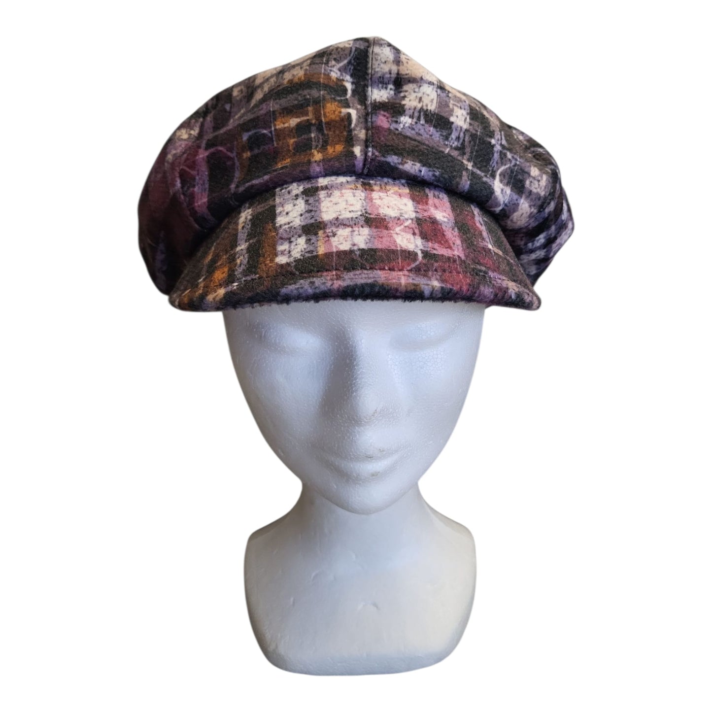 Cappellino Poesia d’Elitè 4381 viola in viscosa foderato in pile