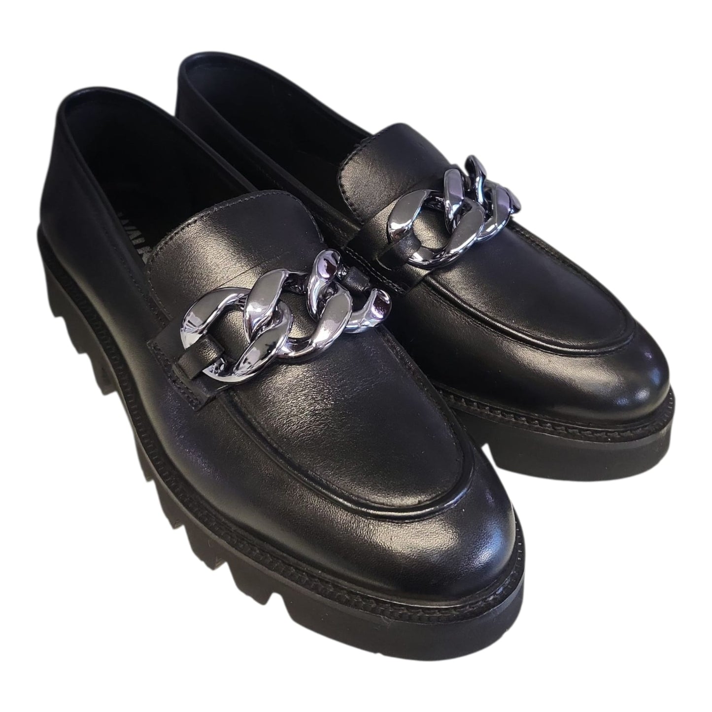 Melluso mocassini carrarmato tomaia pelle 36020