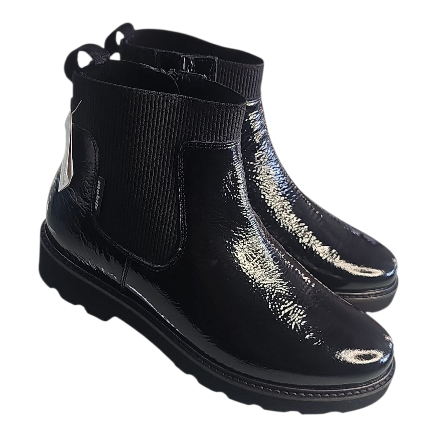 Mephisto Oana stivaletto in vernice nero