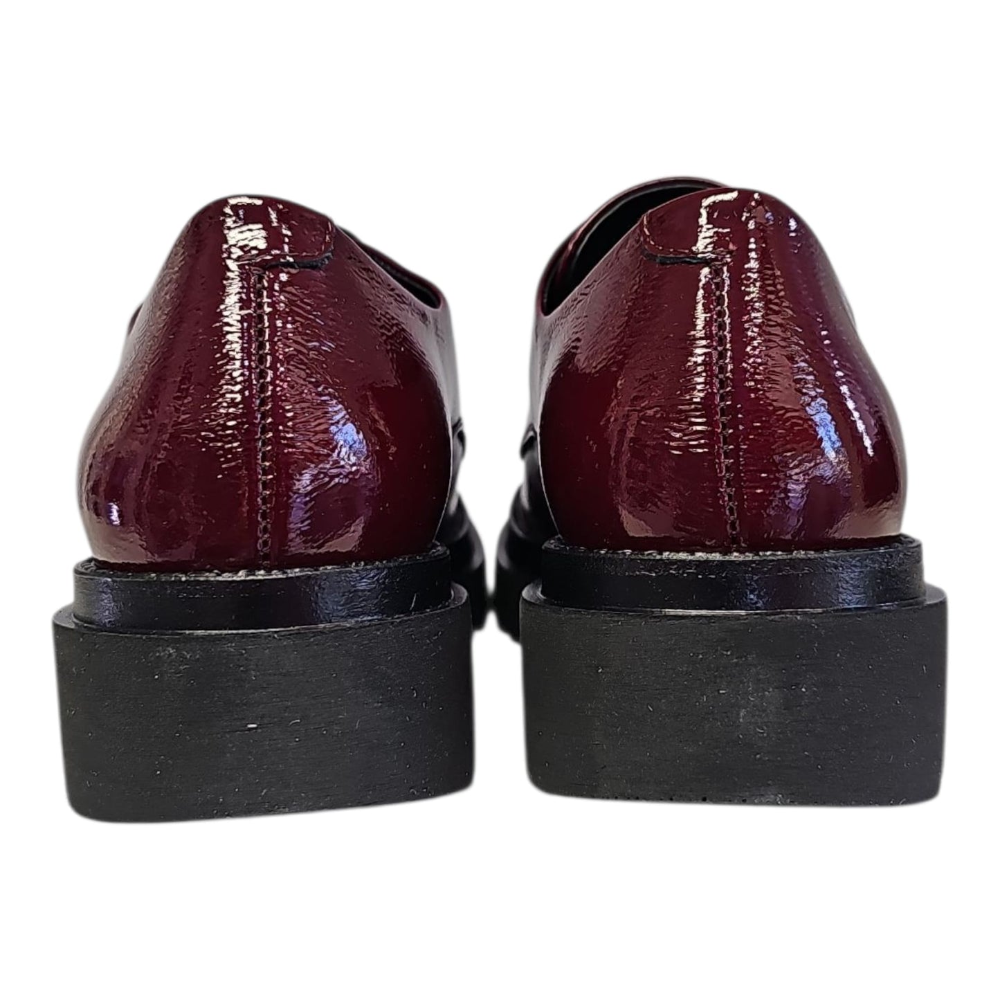 Melluso R45425 stringata in naplak bordò linea comfort