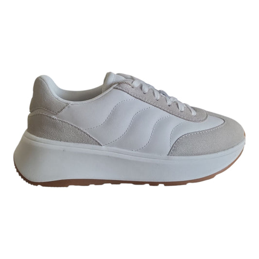 FitFlop sneakers  F-Mode T-TOE Wave bianco puro donna E5E 194