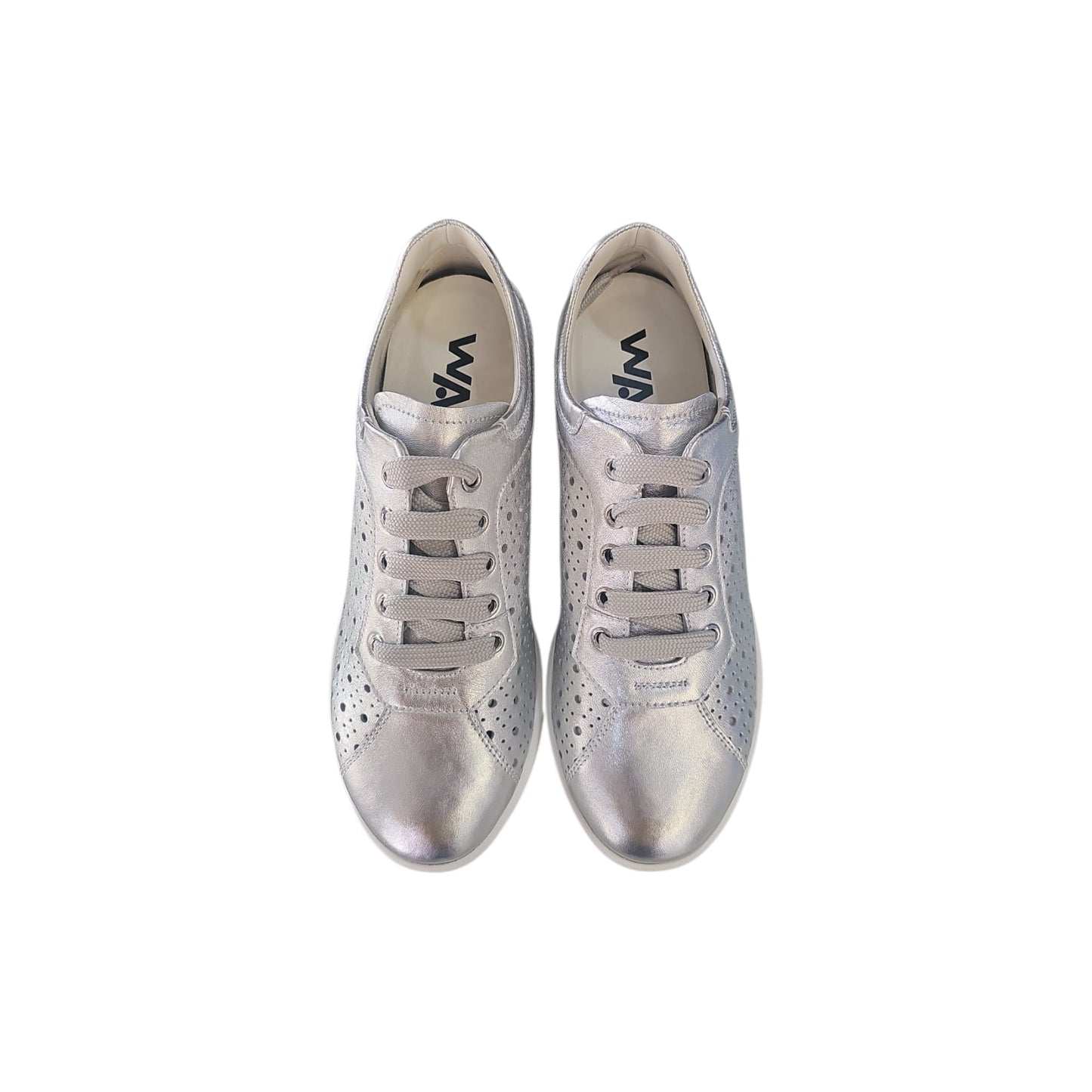 Sneakers Platform Donna Melluso Walk Argento Traforata