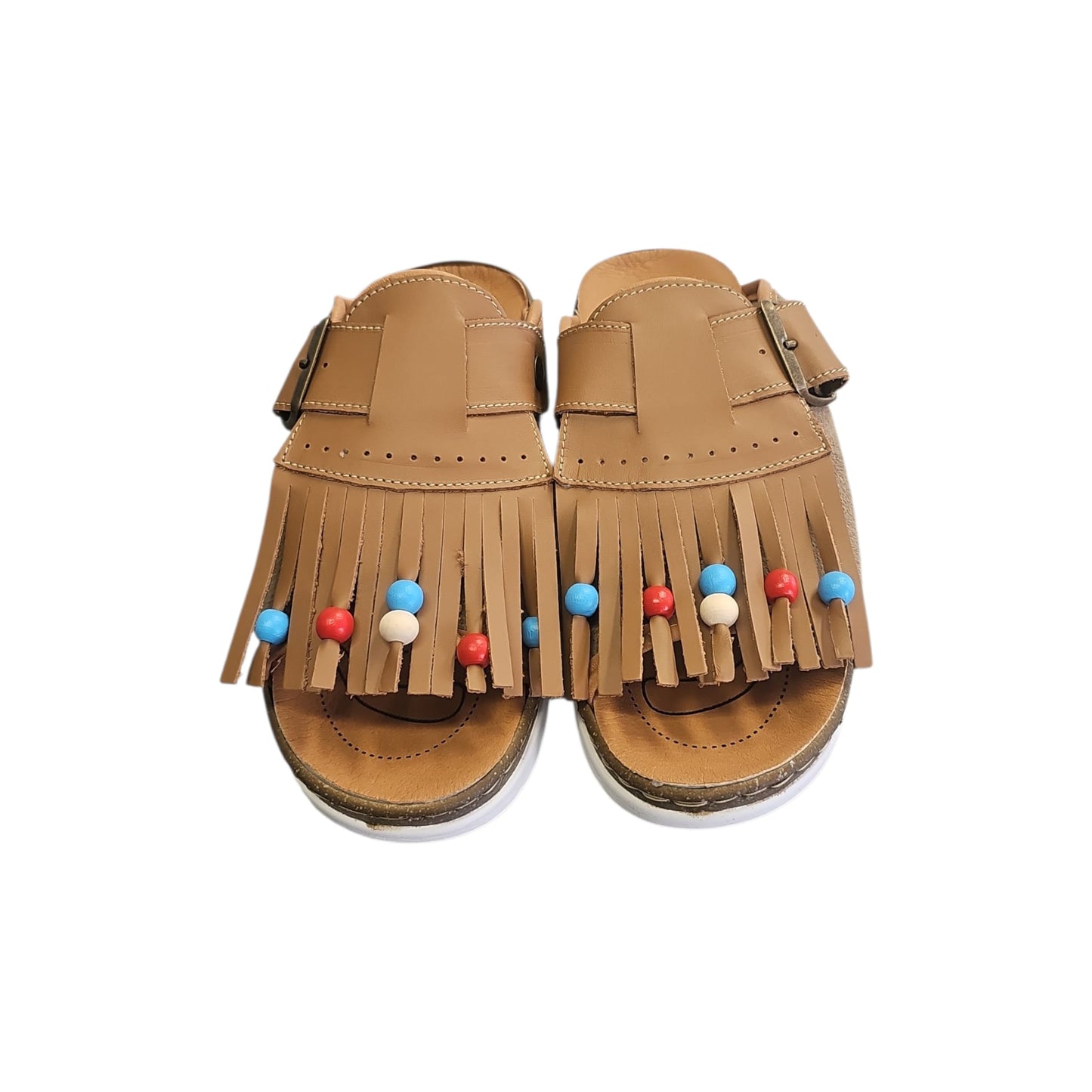 Clarissa – Sandalo Comfort con Frange e Perline
