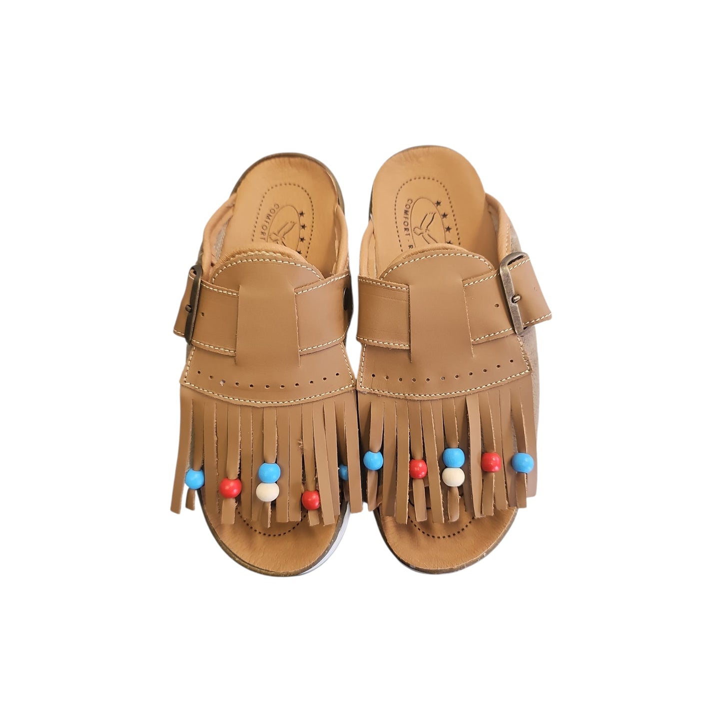 Clarissa – Sandalo Comfort con Frange e Perline