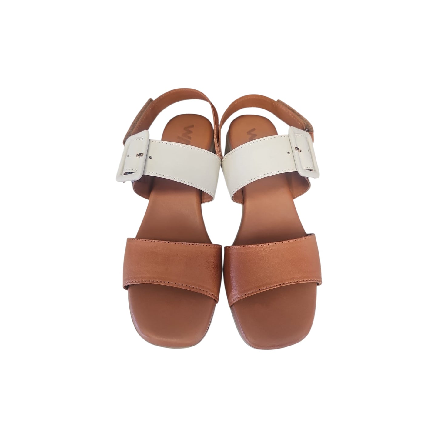 Sandalo Melluso Donna Bimix Coconut Velcro Tacco 4cm Memory Foam
