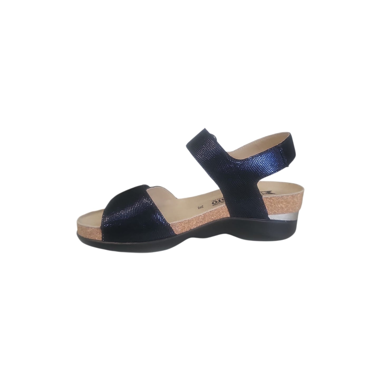 Mephisto Oriana Sandalo Donna – Doppio Strappo, Zeppa Sughero, Ultra Leggero