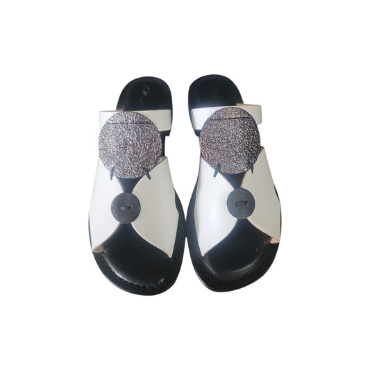 Sabot Donna Juliette in Pelle Bicolore - L'Angolo del Cuoio Firenze