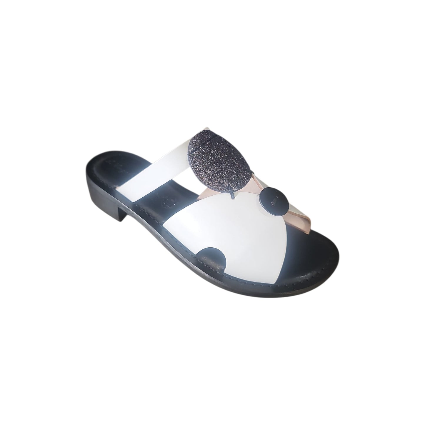 Sabot Donna Juliette in Pelle Bicolore - L'Angolo del Cuoio Firenze
