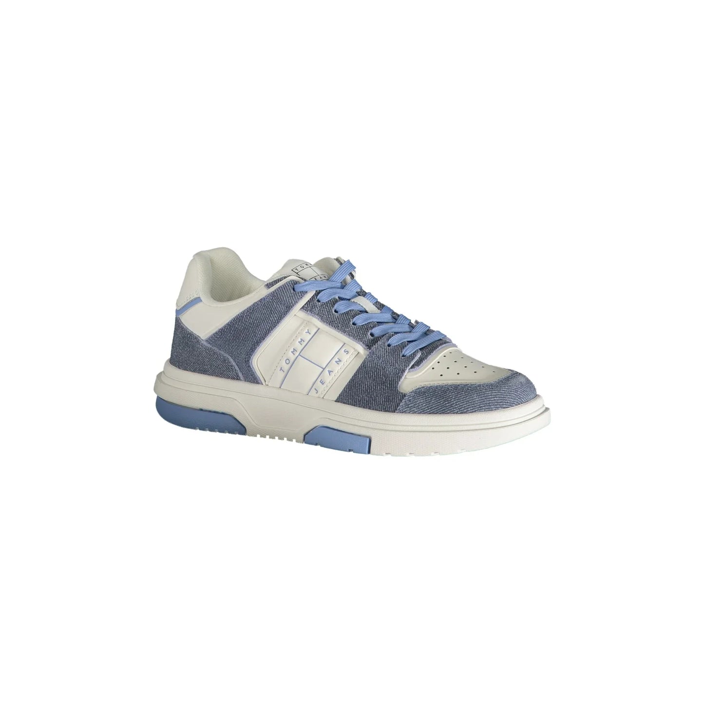 TOMMY HILFIGER Scarpe Sneakers Donna Azzurre con Dettagli a Contrasto
