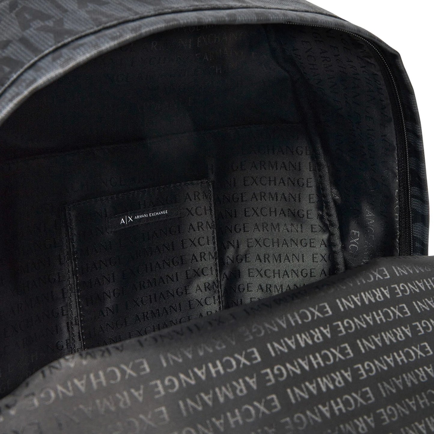 Zaino Uomo Armani Exchange Grigio Nero 952666 4F865