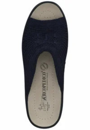Arcopedico 1301 Ciabatta In Knitted Classic Aperta SPLASH 09 navy