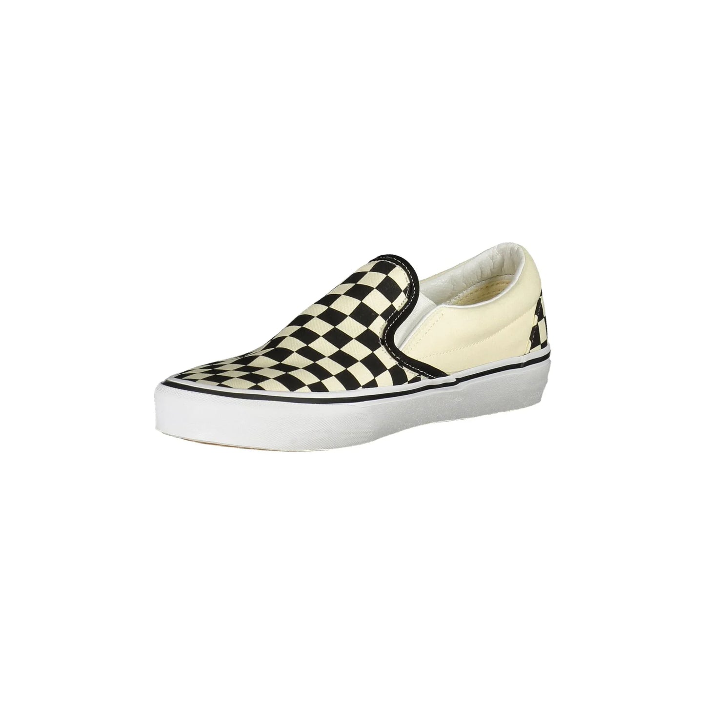 VANS Scarpe Slip-On Donna Bianche a Scacchi con Logo