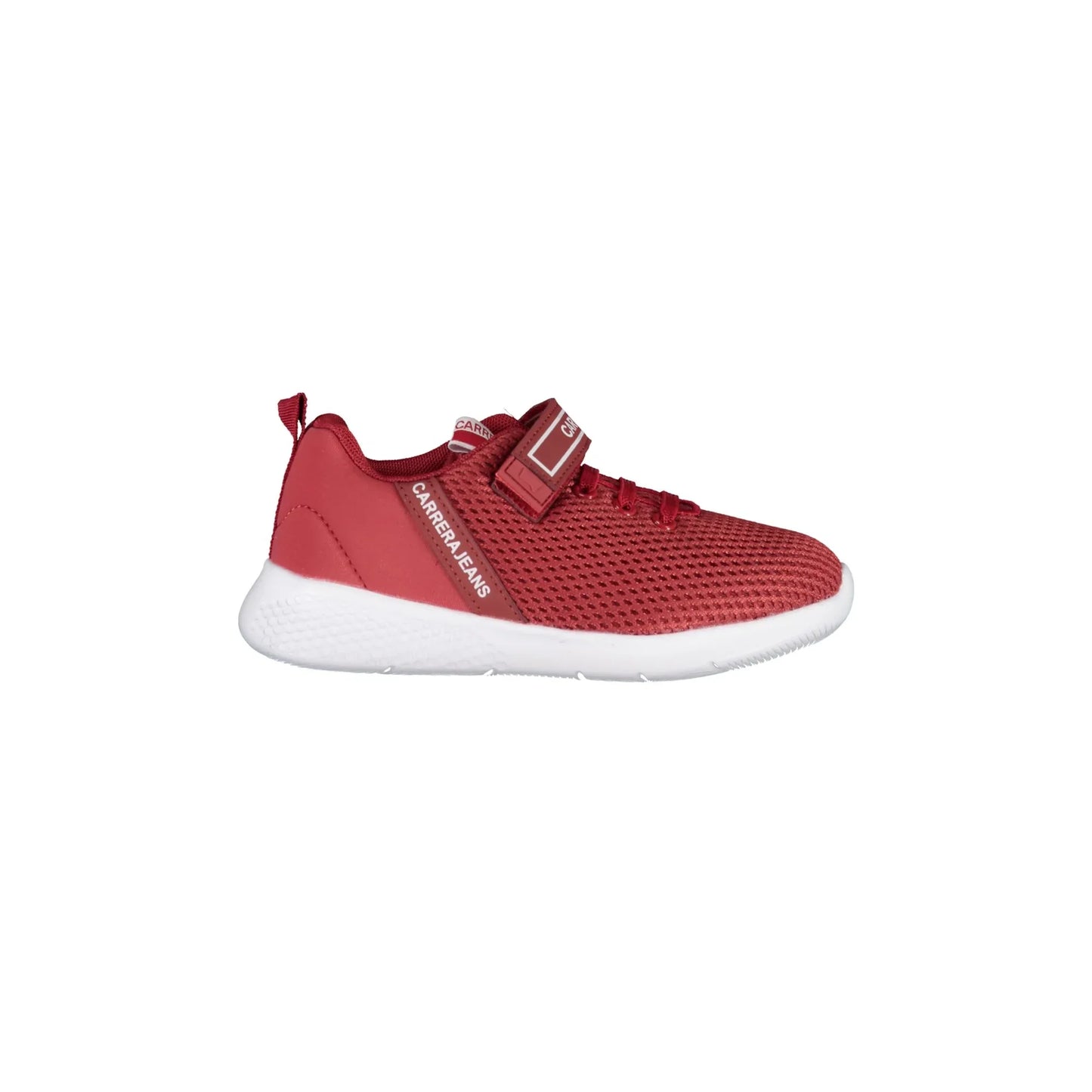 CARRERA Scarpe Sportive Bambina Rosse con Strap e Lacci Elastici