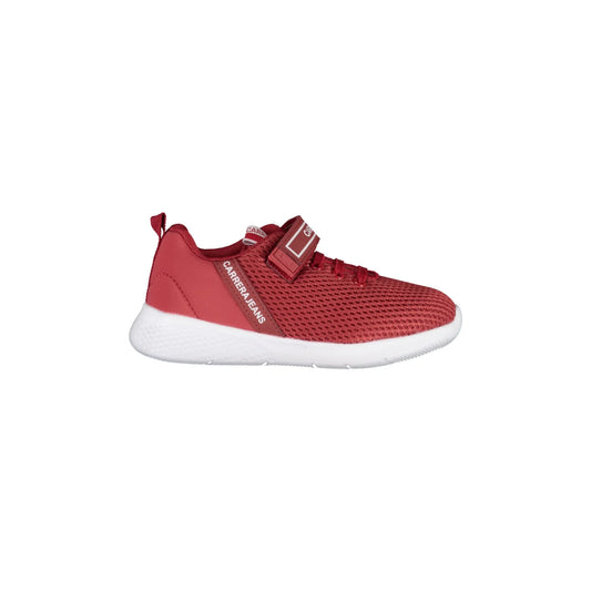 CARRERA Scarpe Sportive Bambina Rosse con Strap e Lacci Elastici