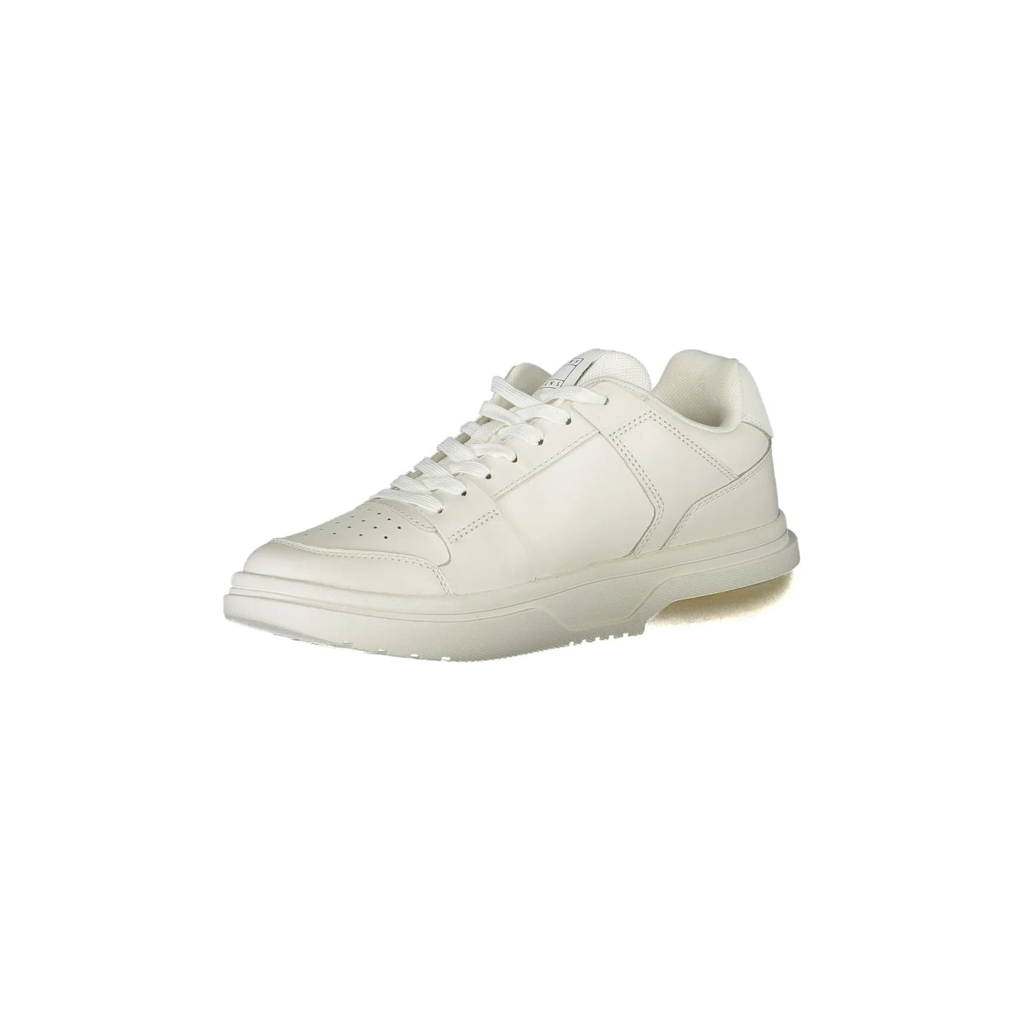 TOMMY HILFIGER Scarpe Sneakers Donna Bianche con Dettagli a Contrasto