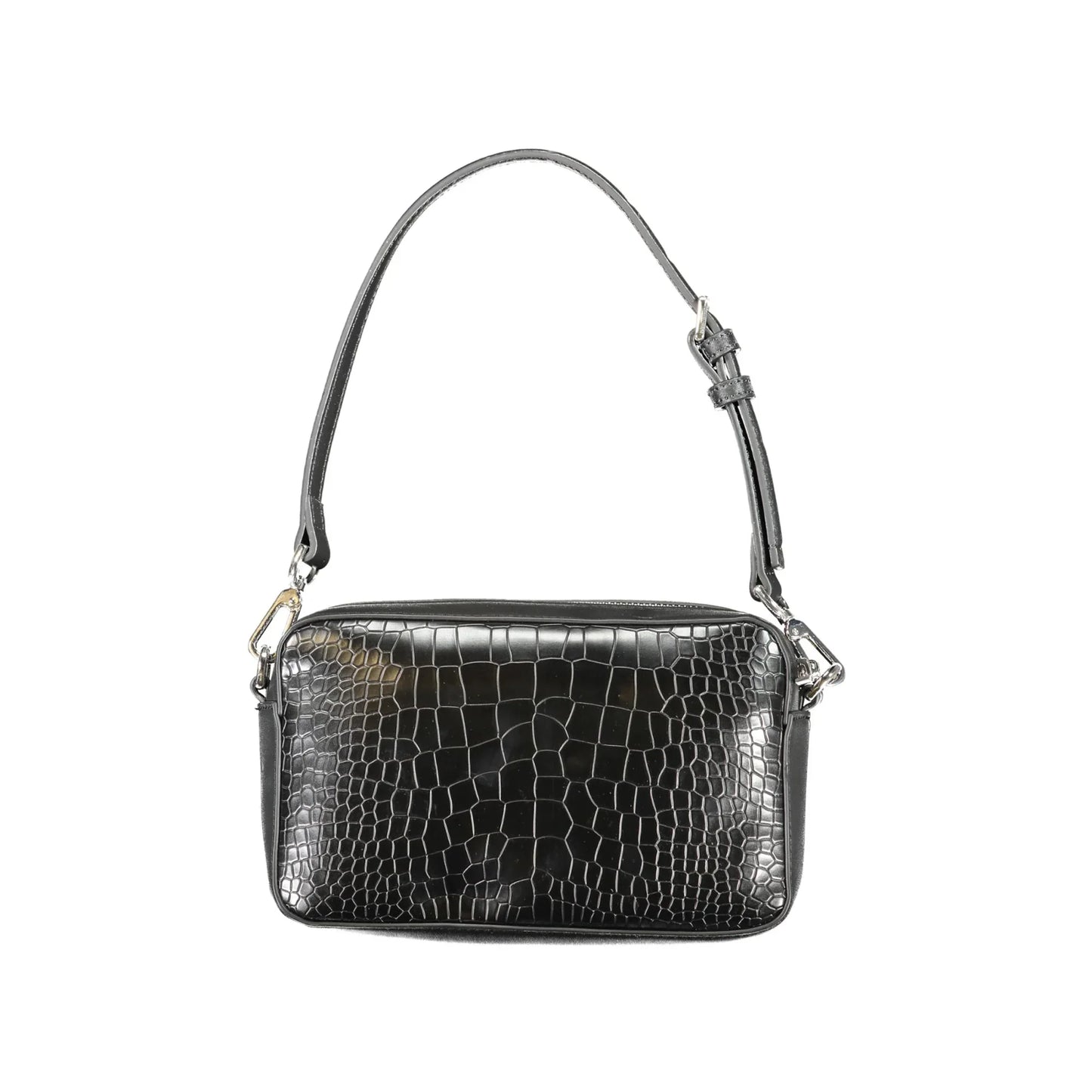 CALVIN KLEIN Borsa Donna Nera a Spalla con Tracolla Removibile e Dettagli Eleganti